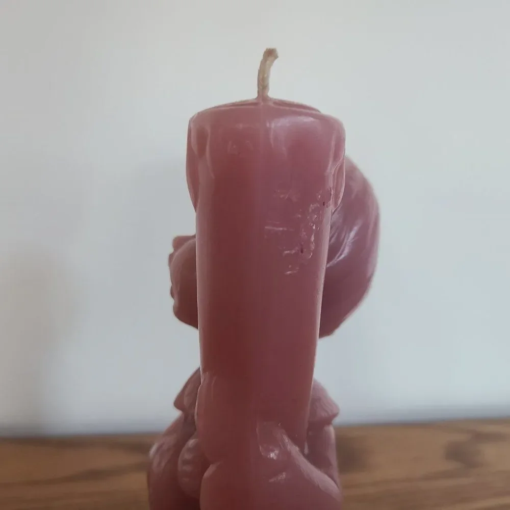 Vintage Candle - Novelty Wax Candle - CHOIRBOY CARRYING A CANDLE - Rare Unique